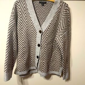 Ann Taylor v neck sweater cardigan